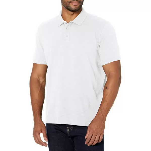 Vince Mens Classic Slub PoloWhite