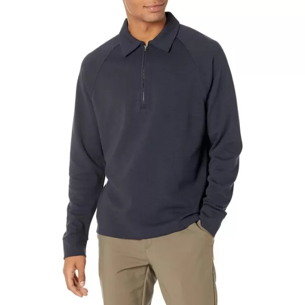 Vince Mens Dbl Knit Qtr Zip RaglanCoastal