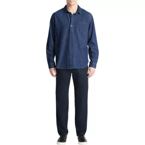 Vince Mens Denim LongSleeveMidnight