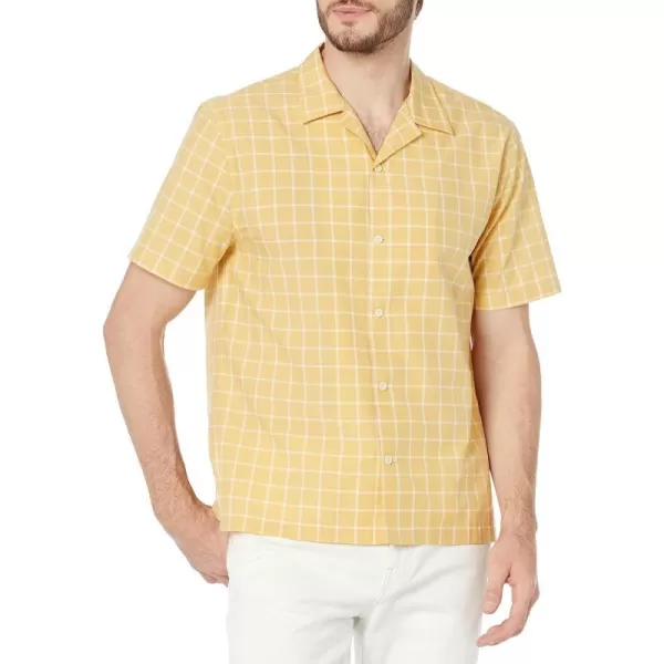 Vince Mens Mallorca Windowpane SSGolden CoastBone