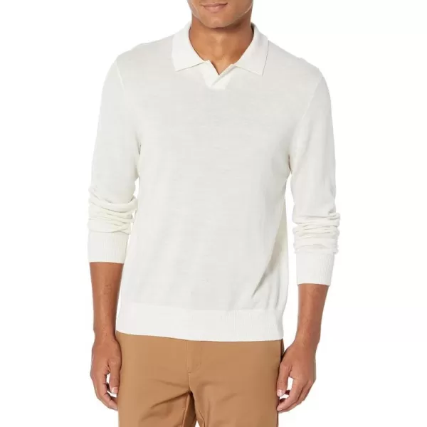 Vince Mens Merino Johnny Collar PoloH Bone