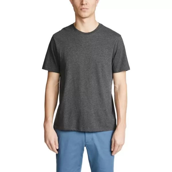 Vince Mens Pima Cotton Crew NeckHeather Carbon