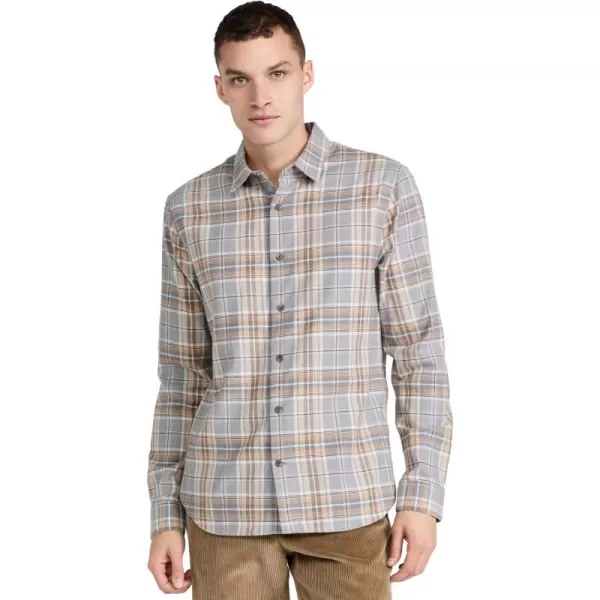 Vince Mens Prince Plaid Long SleeveTrail