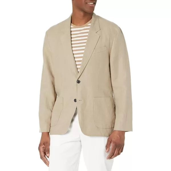 Vince Mens Relaxed Hemp BlazerDk Taupe