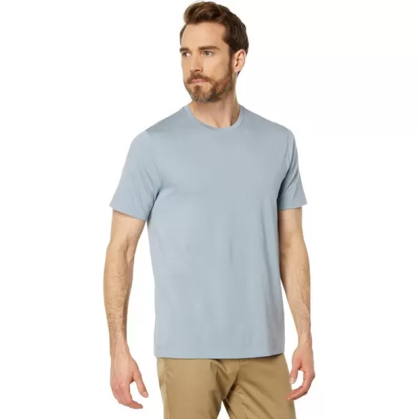 Vince Mens SS Pima Crew NeckChalk Blue