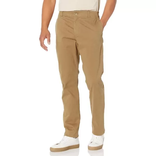 Vince Mens Sueded Twill Garment Dye PantWashed Dk Taupe Sand