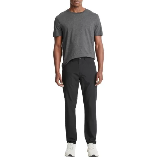 Vince Mens Tech Dobby 5 Pocket PantBlack