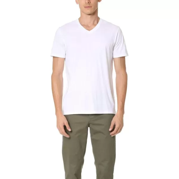 Vince Mens VNeck TShirtOptic White