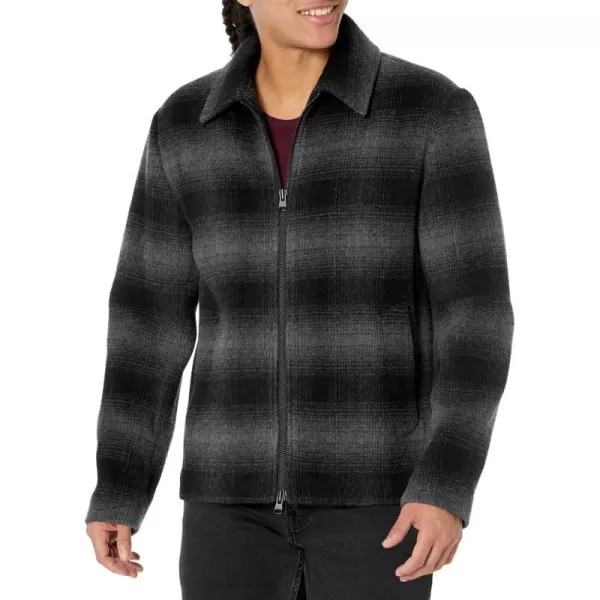 Vince Mens Wool Plaid Shirt JKTVince Mens Wool Plaid Shirt JKT