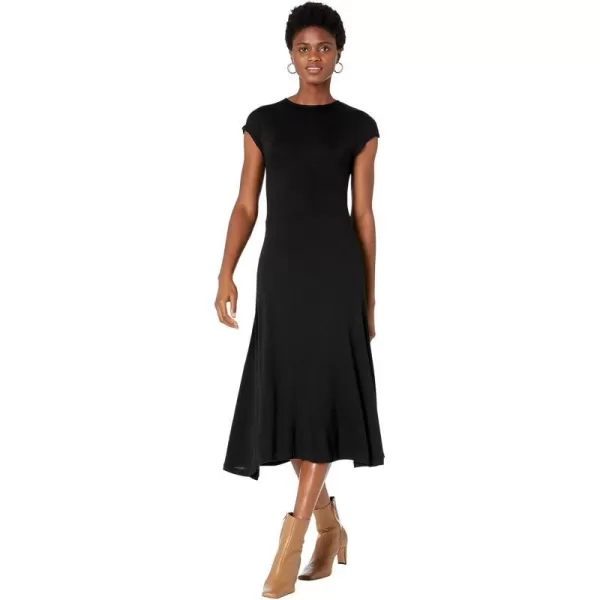 Vince Womens Cap Sleeve DressBlack