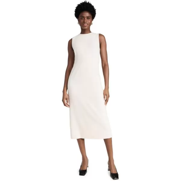 Vince Womens Crew Neck Sheath DressOffwhite