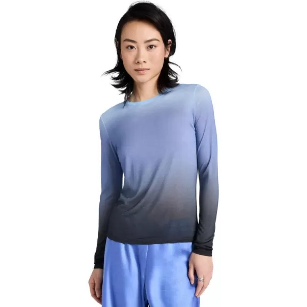 Vince Womens Ombre Crew TeeKyanite