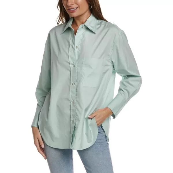 Vince Womens Oversized Long Sleeve ShirtDew