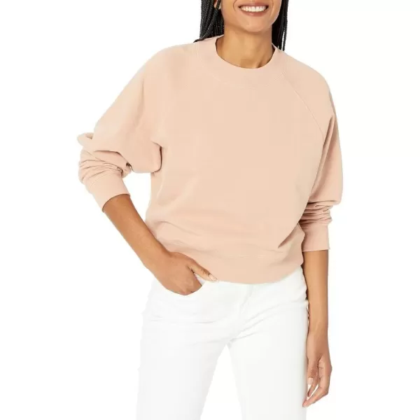 Vince Womens Puff Sleeve Raglan PulloverLt Blush Sand