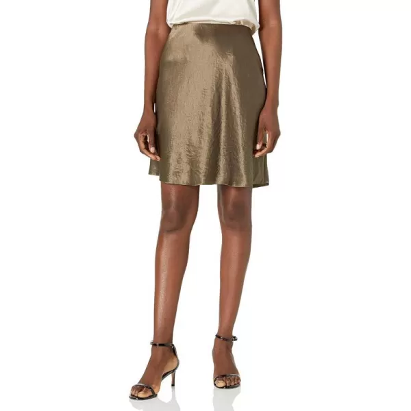 Vince Womens Short Slip SkirtBark