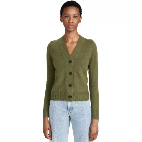 Vince Womens Shrunken Button Cashmere CardiganErba