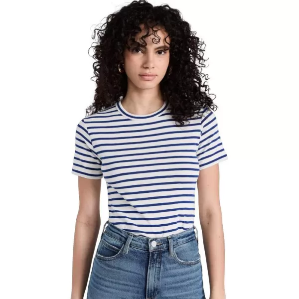 Vince Womens Striped SS CrewVince Womens Striped SS Crew