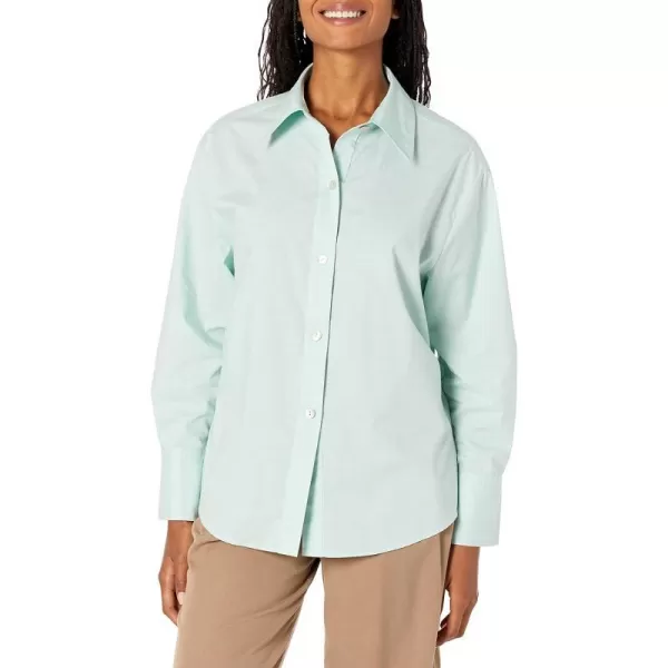 Vince Womens Tie Bk LS ShirtPale Mineral