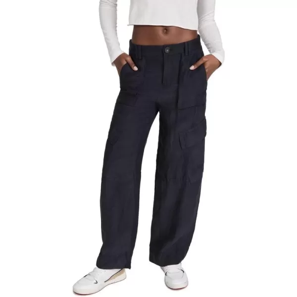 Vince Womens Wide Leg Cargo PantsCoastal