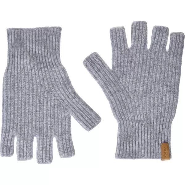 Vince womens Boiled Cashmere Fingerless Rib Knit GloveGloveGrey