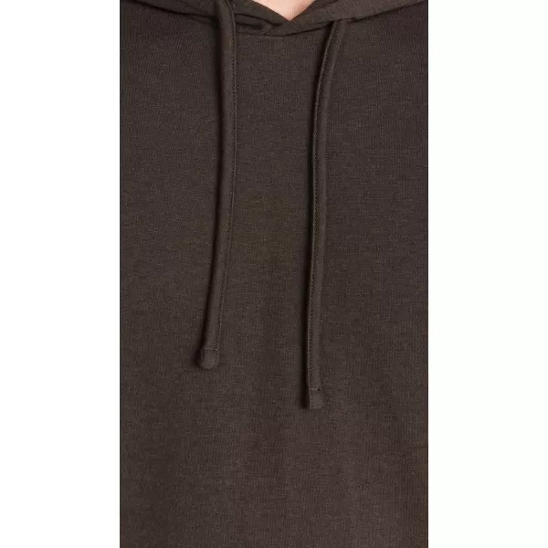 Vince Mens Double Face Pullover HoodieNight MossEmerald Bay