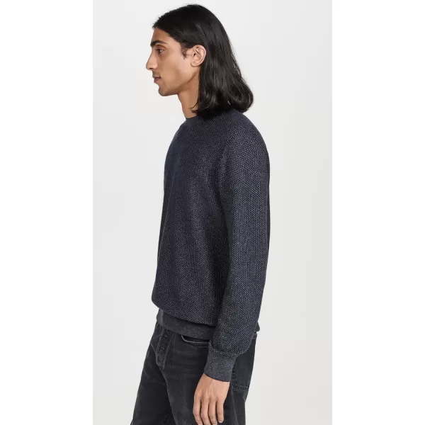 Vince Mens Geo Jacquard Crew SweaterCoastalMed H Grey