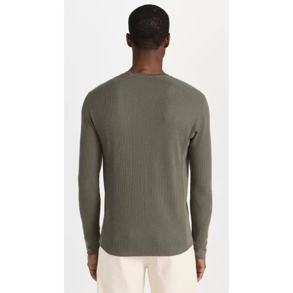 Vince Mens Long Sleeve Thermal Crew TeeCarrillo Green