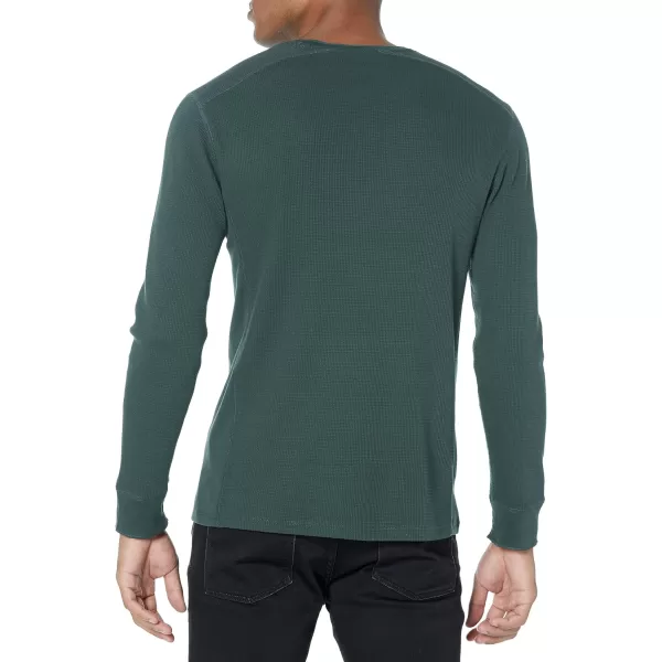 Vince Mens Long Sleeve Thermal Crew TeeDeep Teal