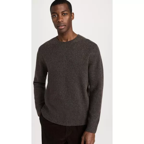 Vince Mens Melange Crew SweaterHeather Carrillo Green