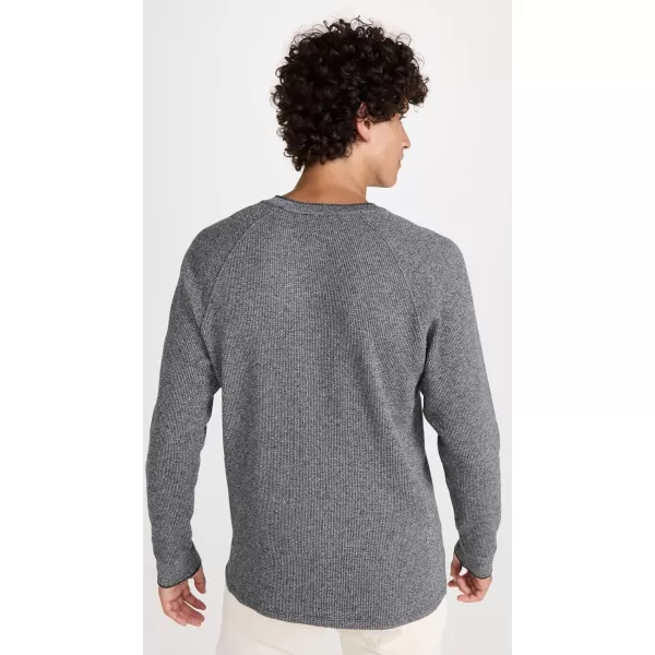 Vince Mens Mouline Thermal CrewOff WhiteBlack