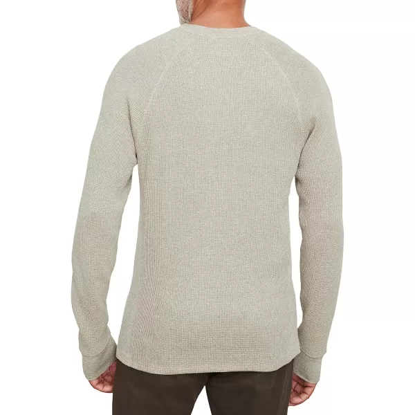 Vince Mens Mouline Thermal CrewSageOff White