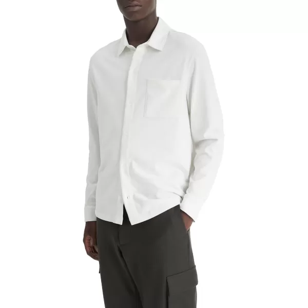 Vince Mens Sueded Jersey LS Button DownOffwhite