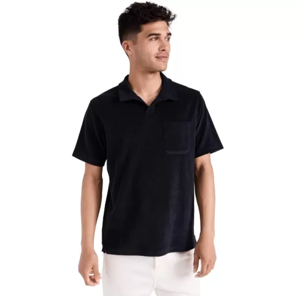 Vince Mens Terry Johnny Collar Polo403cbl