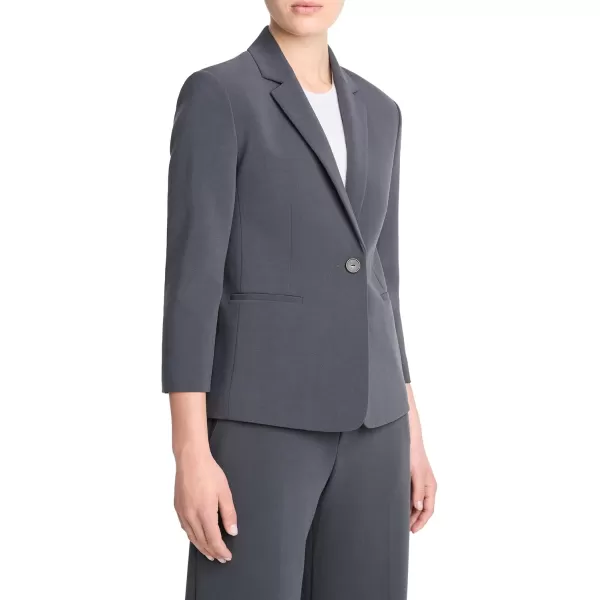 imageVince Womens Shrunken BlazerGraphite