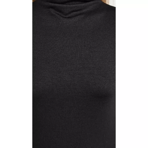 imageVince Womens Elbow Sleeve Turtleneck DressBlack