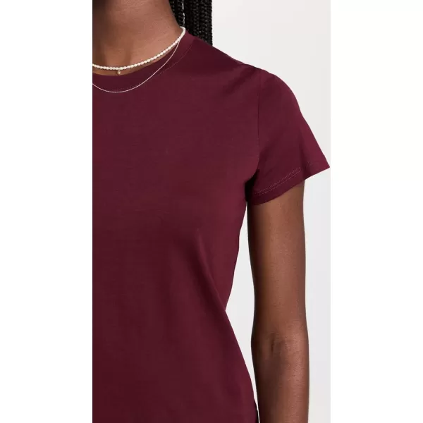 imageVince Womens Essential Crew TeePlum Wine