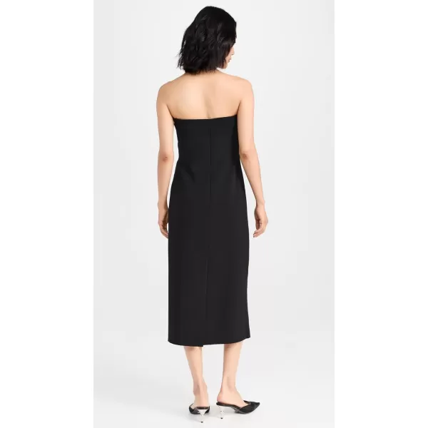 imageVince Womens Strapless Draped DressBlack