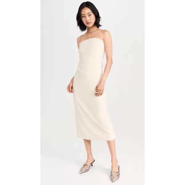 imageVince Womens Strapless Draped DressOffwhite