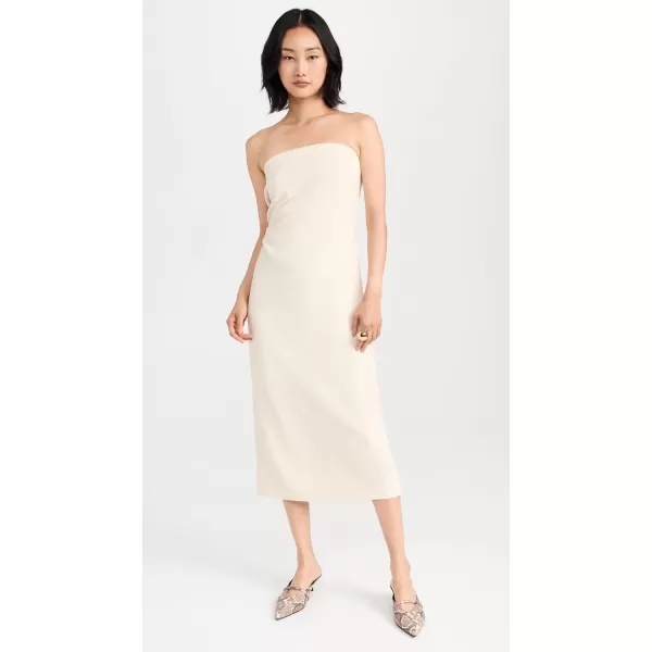 imageVince Womens Strapless Draped DressOffwhite