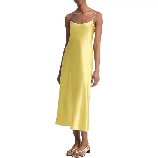 imageVince Womens Tipped Slip DressDanjouSun Creme