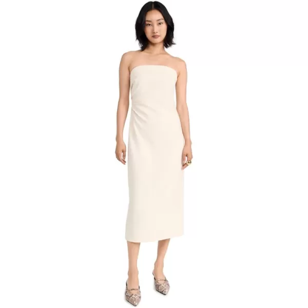 imageVince Womens Strapless Draped DressOffwhite