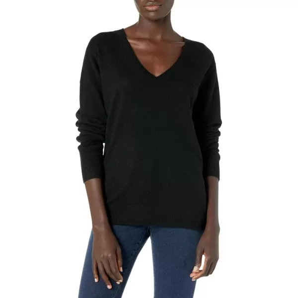 imageVince Womens Weekend V Neck Cashmere SweaterBlack