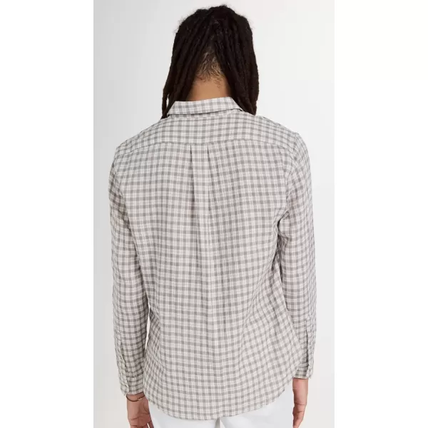 imageVince Mens Desert Side Plaid Double Face ShirtH White