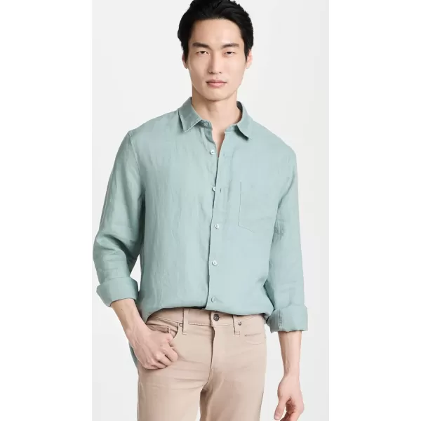 imageVince Mens Linen ShirtSagebrush