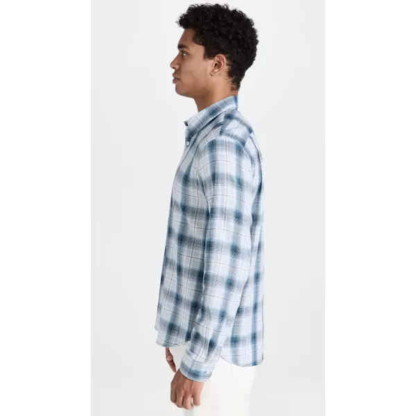 imageVince Mens Seaside Plaid ShirtSurf Mist