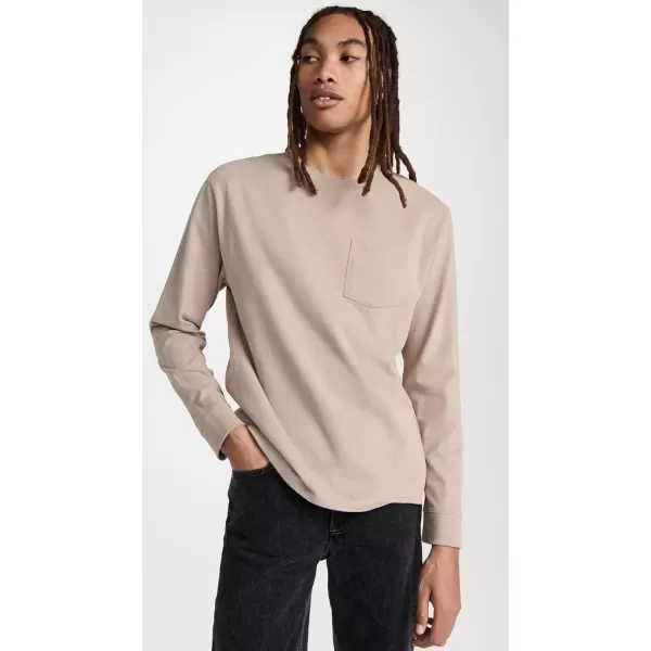 imageVince Mens Sueded Jersey Pkt CrewStucco