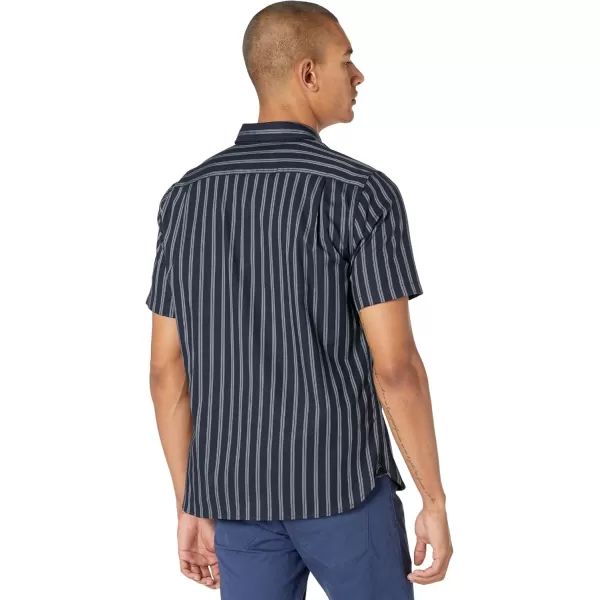 imageVince Mens Variegated Bar Stripe SSCoastal