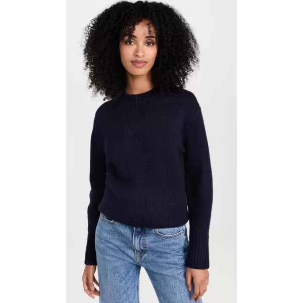 imageVince Womens Boyfriend Crew Neck SweaterCoastal