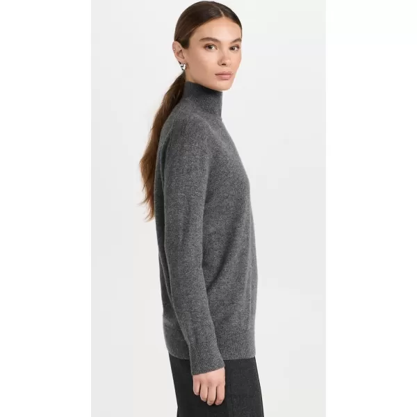 imageVince Womens Cashmere Weekend Turtleneck SweaterH Flint