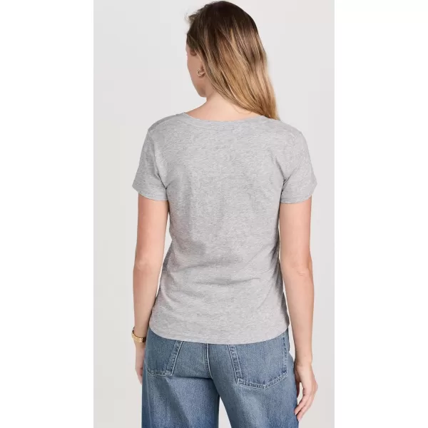 imageVince Womens Essential V Neck TeeH Grey